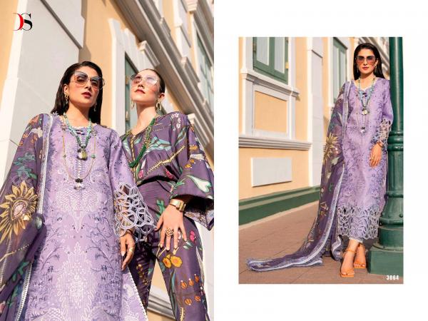 Deepsy Mushq Luxury Lawn 23 Cotton Dupatta Pakistani Suit Collection